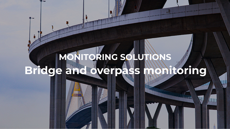 Bridge and overpass monitoring solution